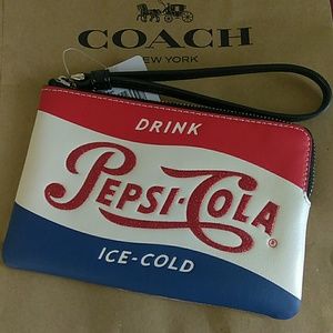 COPY - Coach Pepsi-Cola Wristlet